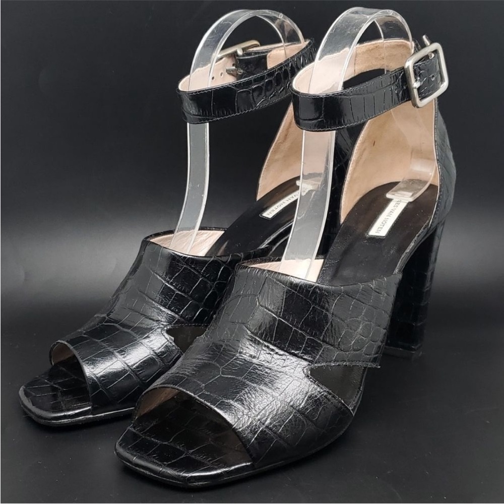 Dries Van Noten crocodile sandals